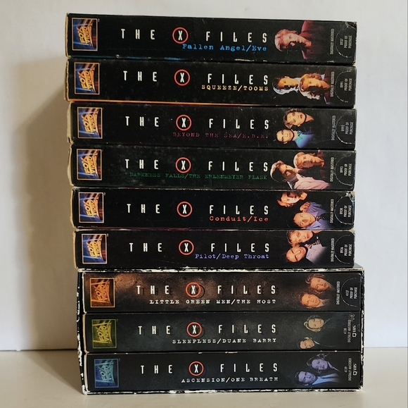 XFiles Media Xfiles Vhs Tapes Lot 9 Poshmark